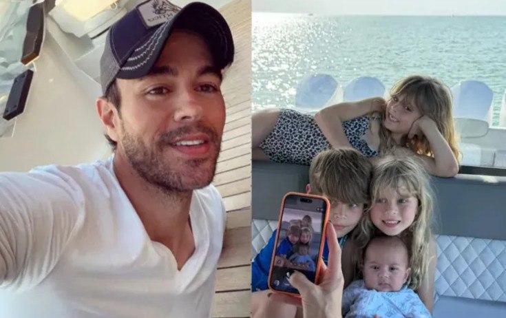 Enrike İqlesisas ilk dəfə 4-cü övladının üzünü göstərdi &ndash; FOTO