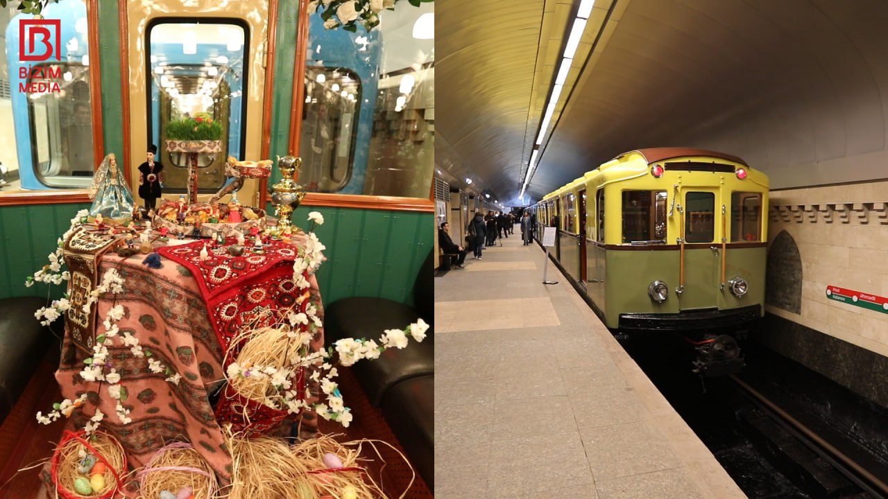 Bakı metrosunda retro AB-HAVA &ndash; VİDEOREPORTAJ