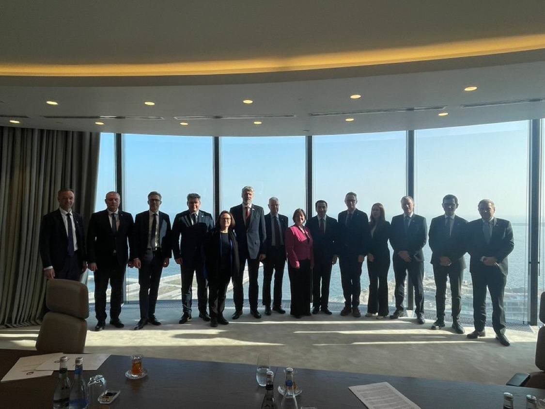 Hikmət Hacıyev Şimali Baltik Səkkizliyi ölkələrinin siyasi direktorları ilə GÖRÜŞDÜ - FOTO