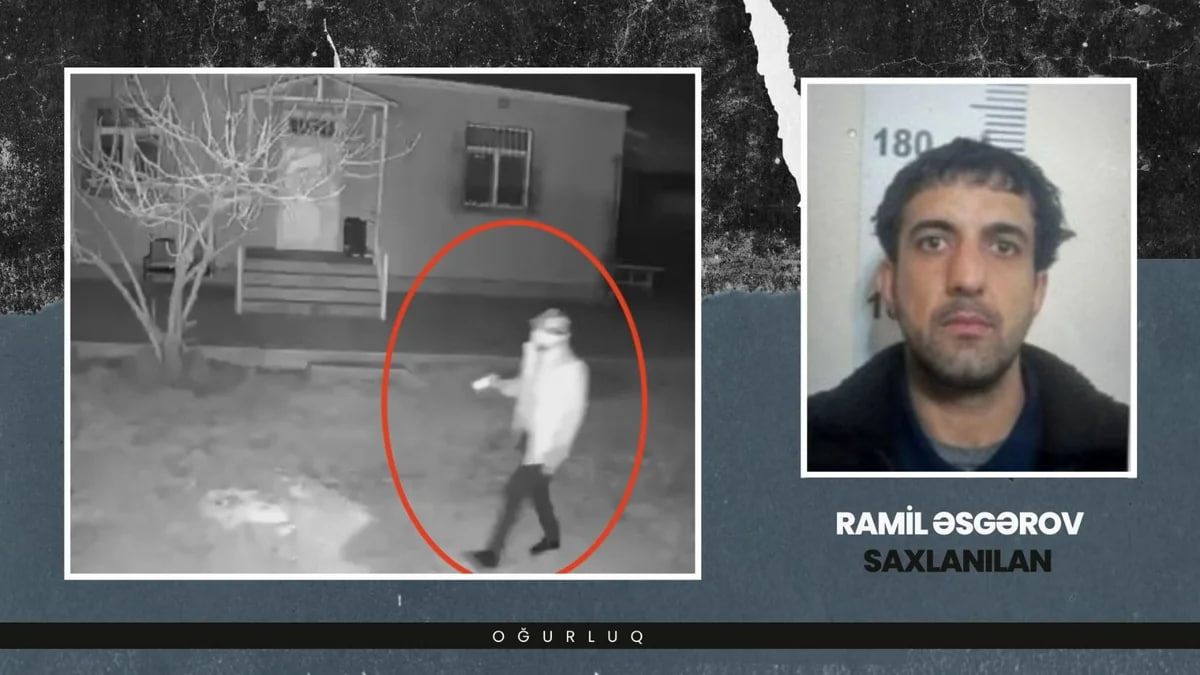 Sabunçuda evlərdən 25 min manatlıq oğurluq edən şəxs ƏLƏ KEÇDİ - VİDEO