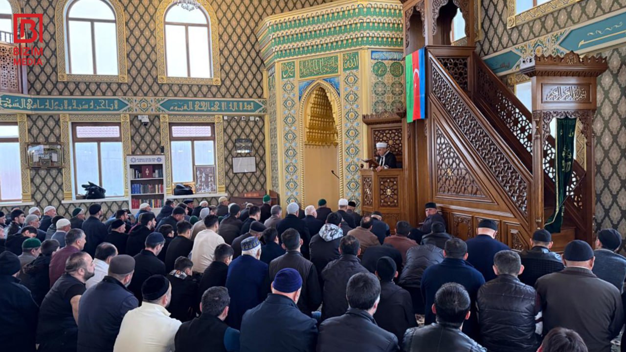 Şimal bölgəsinin məscidlərində bayram namazı qılındı &ndash; FOTO/VİDEO