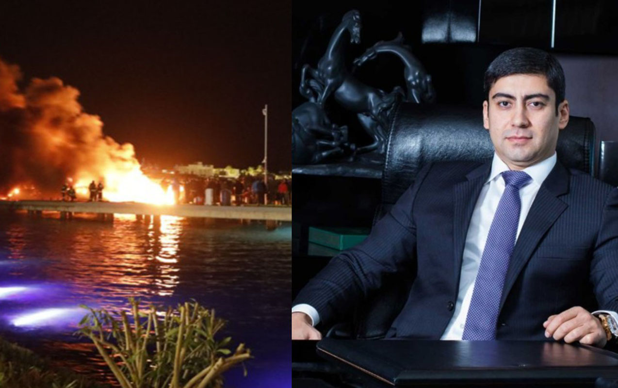 Kül olan lüks yaxtalar Anar Əlizadənin imiş Kül olan lüks yaxtalar Anar Əlizadənin imiş