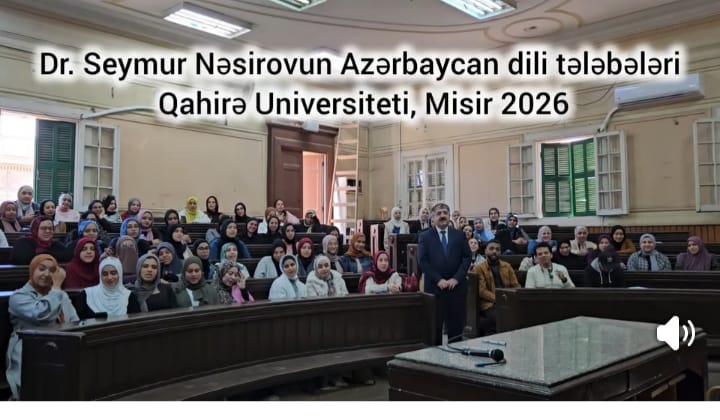 Qahirə Universitetinin tələbələri "Azərbaycan" şeirini dedilər - VİDEO