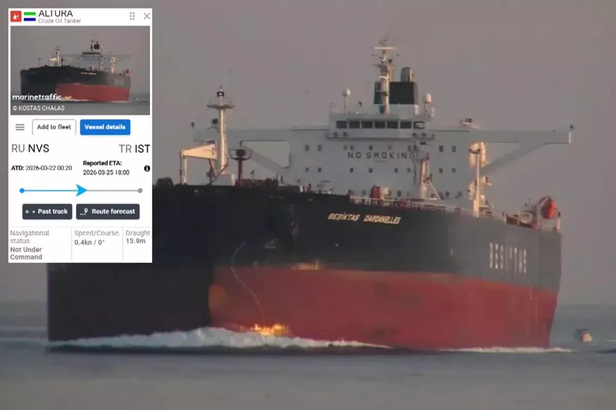 SON DƏQİQƏ! Türkiyənin neft tankerinə PUA hücumu - FOTO