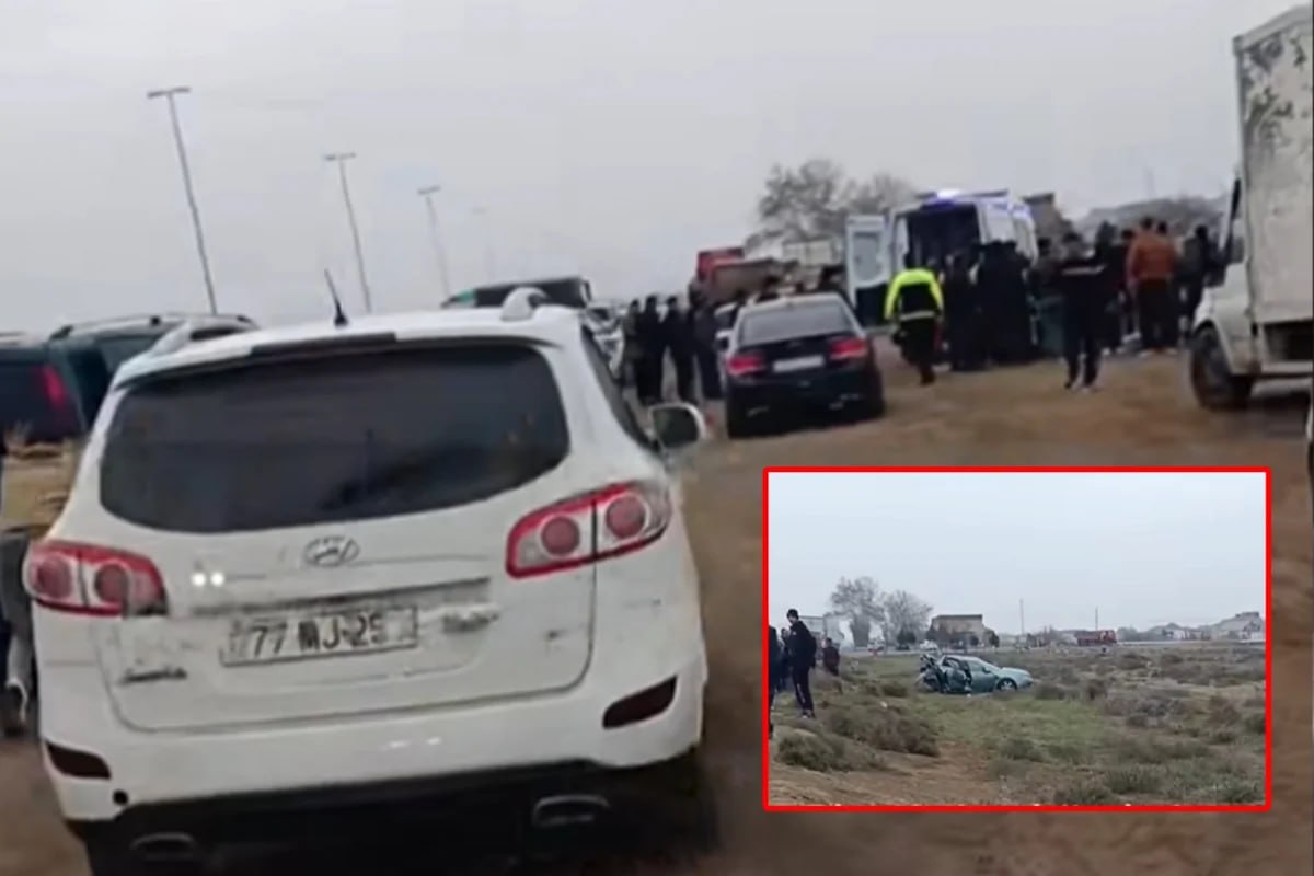 Bakı-Qazax yolunda mikroavtobus qəzaya uğradı: 9 NƏFƏR YARALANDI &ndash; VİDEO