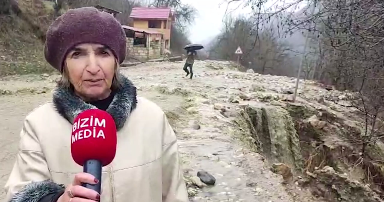 Yağış səbəbindən bağlanan Quba-Xınalıq yolunda SON VƏZİYYƏT &ndash; FOTO/VİDEO