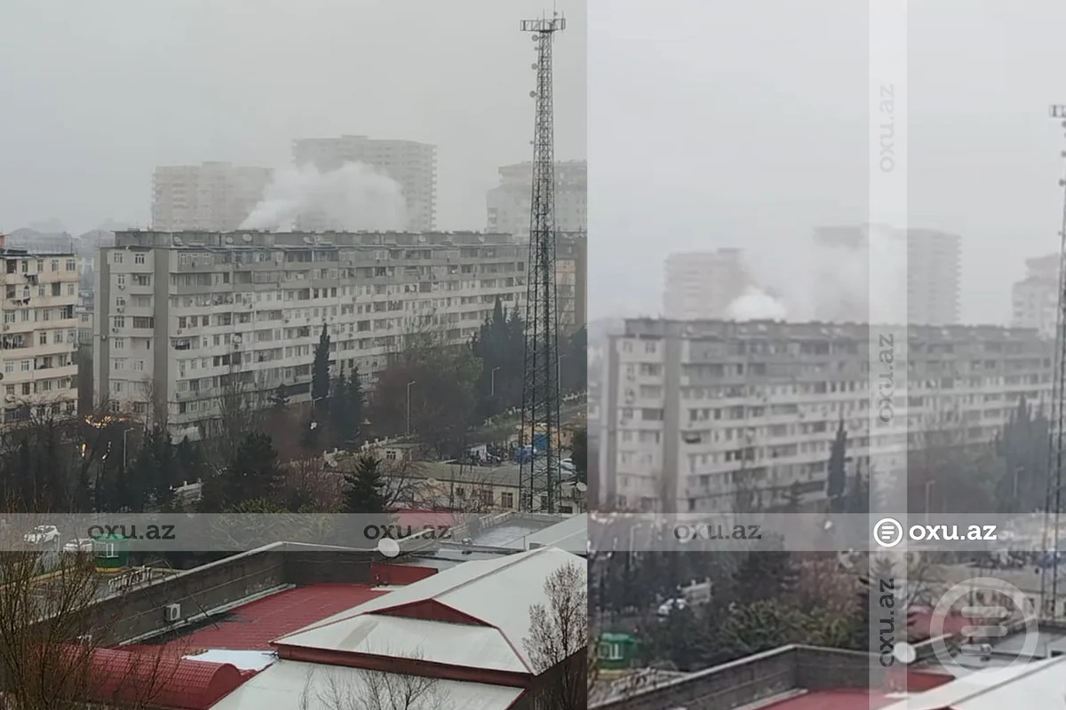 Bakıda yanğın BAŞLAYIB - VİDEO Bakıda yanğın BAŞLAYIB - VİDEO