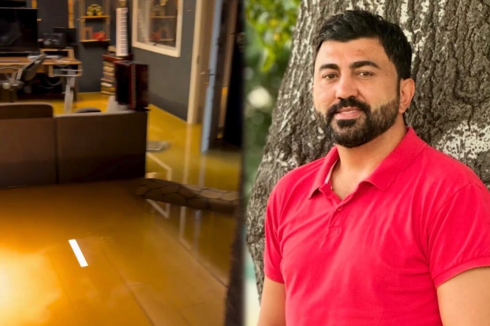 Vüqarın studiyasını su basdı - VİDEO