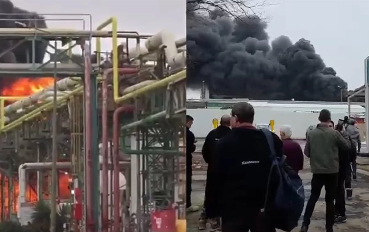 İran İsraildə kimya zavodunu bombaladı - VİDEO