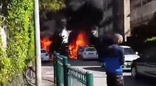 İsrail şəhərləri alovlar içində - VİDEO İsrail şəhərləri alovlar içində - VİDEO