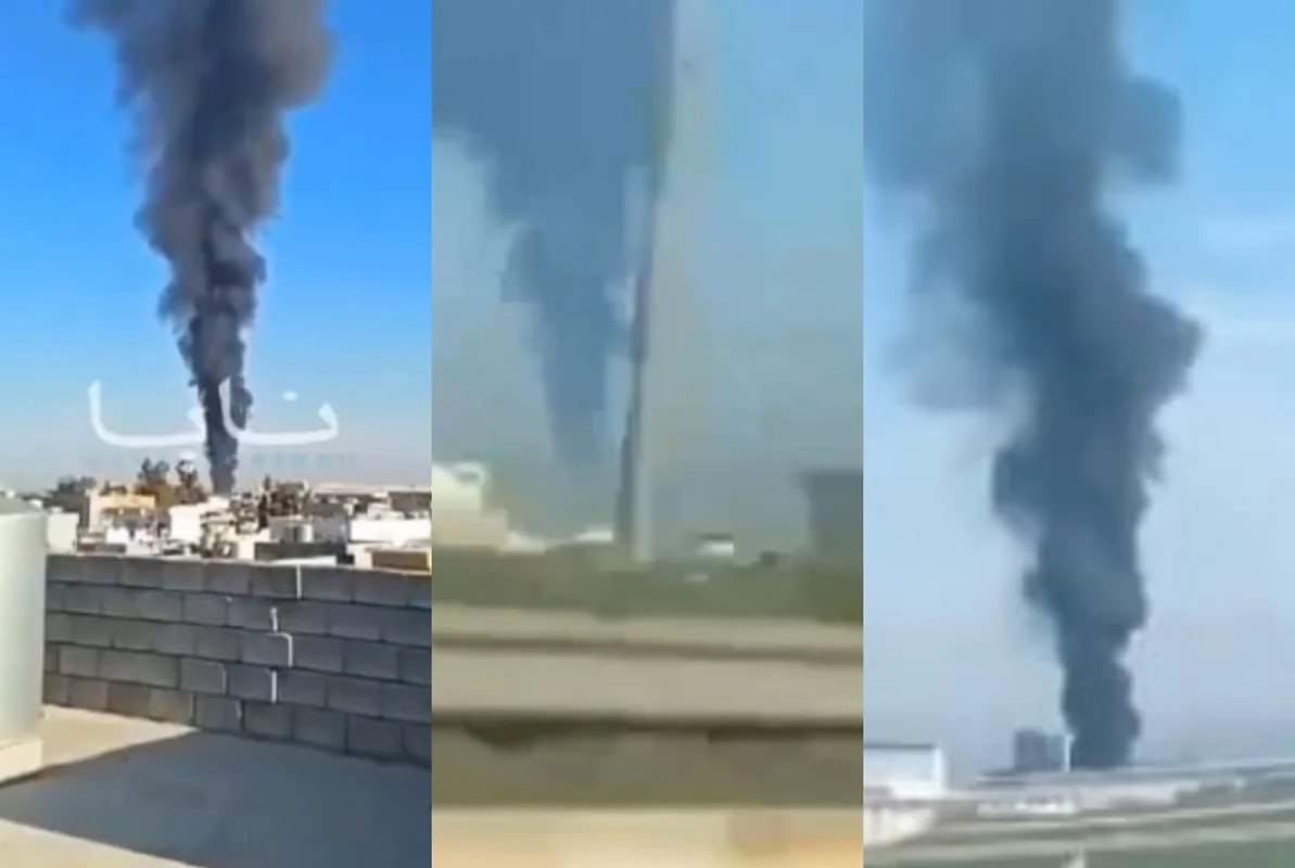 Ərbil şəhərində güclü partlayışlar oldu - VİDEO