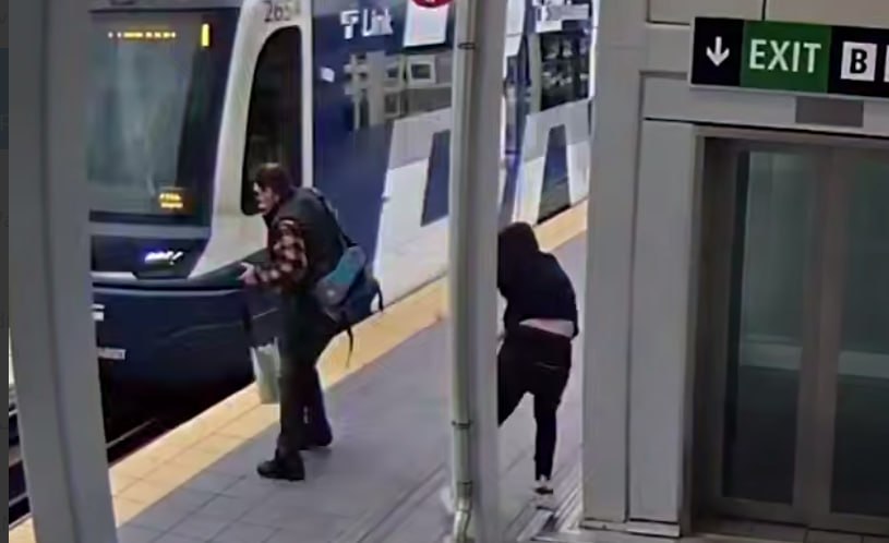 ABŞ-da dəmiryolu stansiyasında QORXULU ANLAR &ndash; VİDEO