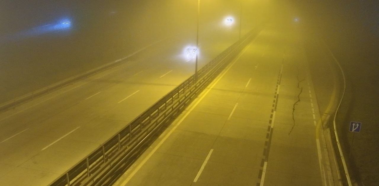 Bu yolda sürət həddi endirildi &ndash; FOTO