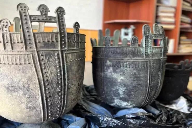 Hun dövrünə aid əşyalar TAPILDI