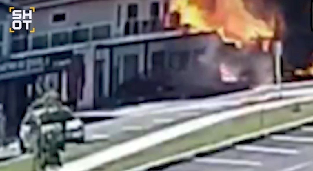 Braziliyada təyyarə restorana çırpıldı &ndash; ANBAAN VİDEO