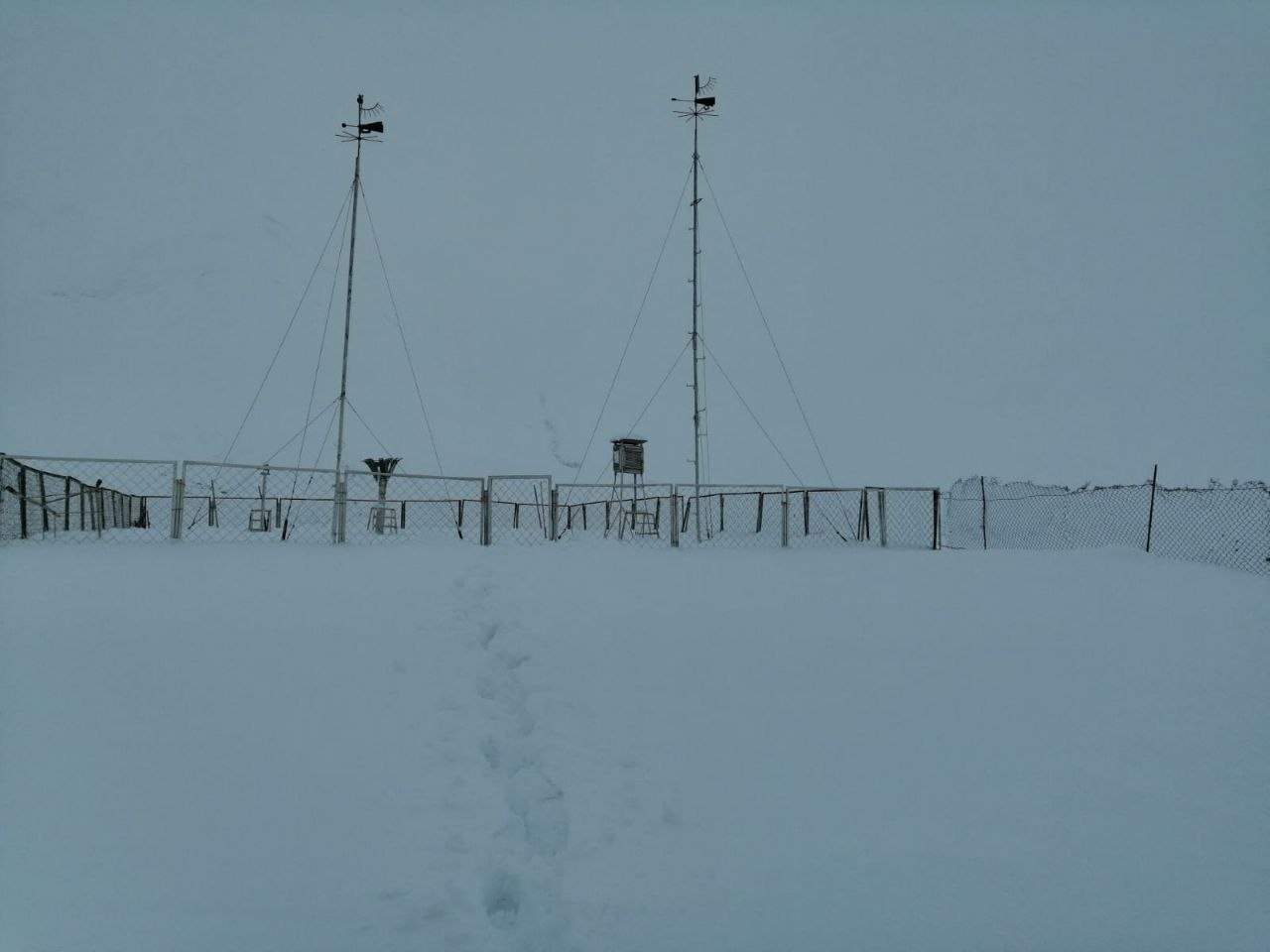 Qrız kəndində qarın hündürlüyü 34 sm-ə çatdı - FOTO