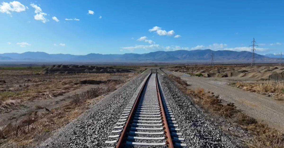 Ağdam-Xankəndi dəmir yolunda işlərin başa çatmasına AZ QALDI Ağdam-Xankəndi dəmir yolunda işlərin başa çatmasına AZ QALDI