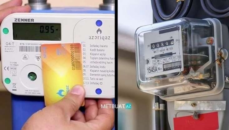 İşıq, su və qaza borcu olanların nəzərinə