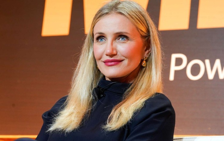 Kemeron Diaz həyat yoldaşı ilə görüntüləndi - Foto