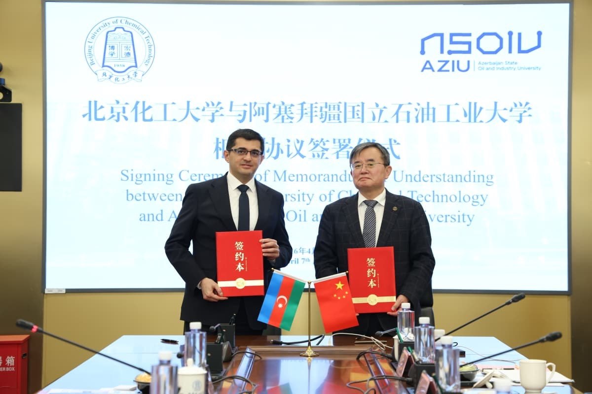 ADNSU ilə Çinin Pekin Kimya Texnologiyası Universiteti arasında Anlaşma Memorandumu imzalanıb – FOTO ADNSU ilə Çinin Pekin Kimya Texnologiyası Universiteti arasında Anlaşma Memorandumu imzalanıb – FOTO