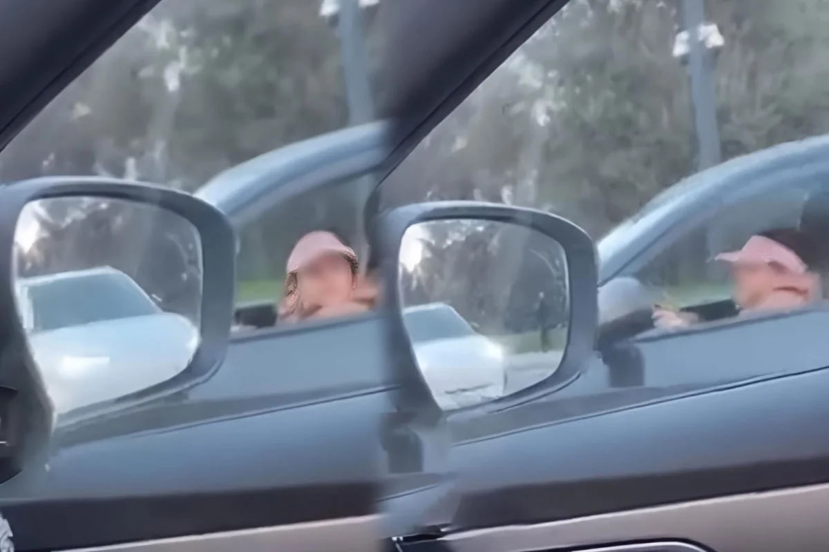 Bakıda azyaşlının maşın sürməyi təhlükə yaratdı - VİDEO