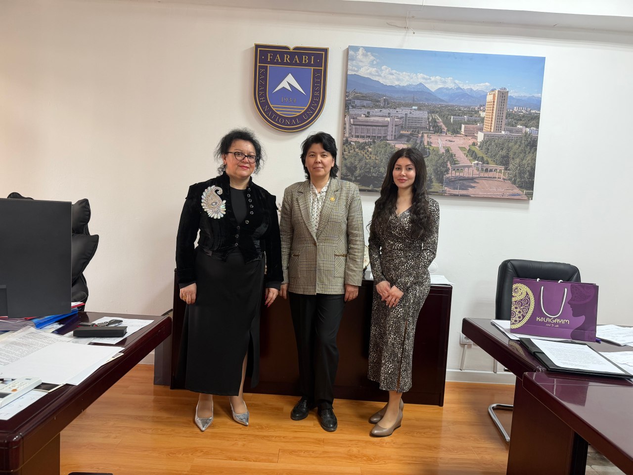 ADNSU Əl-Fərabi adına Qazax Milli Universiteti ilə əməkdaşlığı daha da inkişaf etdirəcək - FOTO