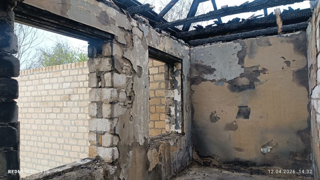 Tovuzda evdə yağın: Köməksiz qalan şəxs təxliyə olundu - FOTO