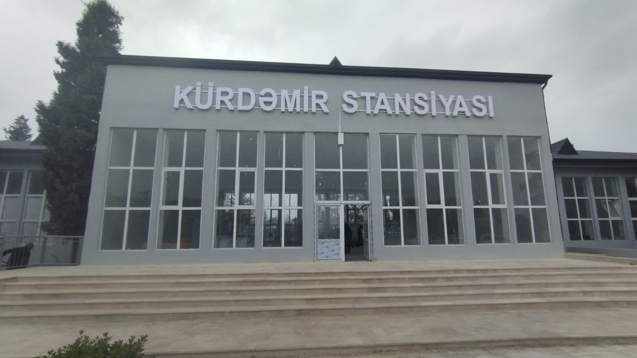 Kürdəmir sakinlərinə ŞAD XƏBƏR: Sərnişin qatarlarının fəaliyyəti bərpa olunur - FOTO/VİDEO