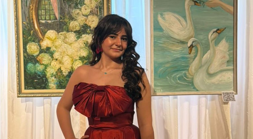 Bakıda gənc rəssam Zəhra Qafarovanın &ldquo;Zəhranın Rəngli Dünyası&rdquo; sərgisi keçirilib &ndash; FOTO