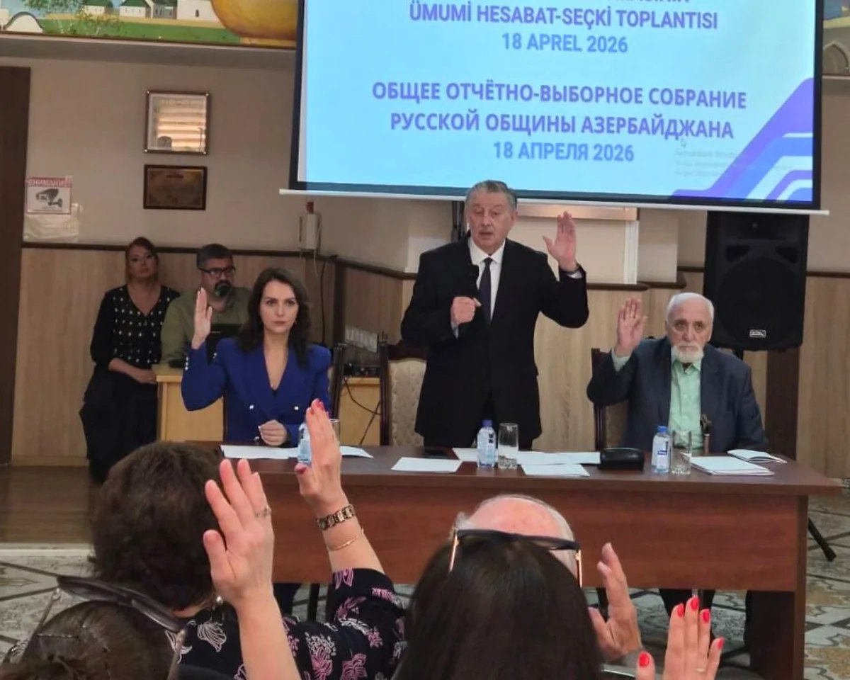 Mixail Zabelin yenidən Azərbaycanın Rus İcmasının sədri seçilib - FOTO