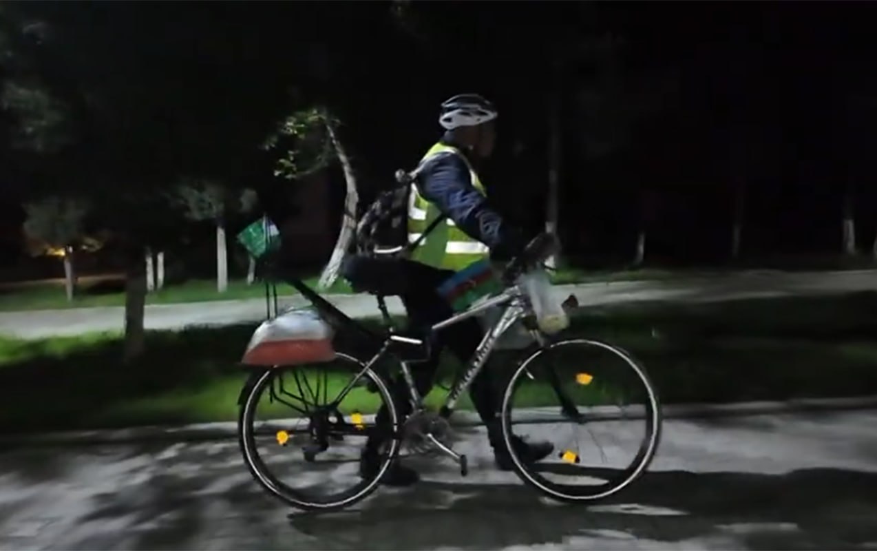 Bakıdan Məkkəyə velosipedlə gedir - VİDEO 