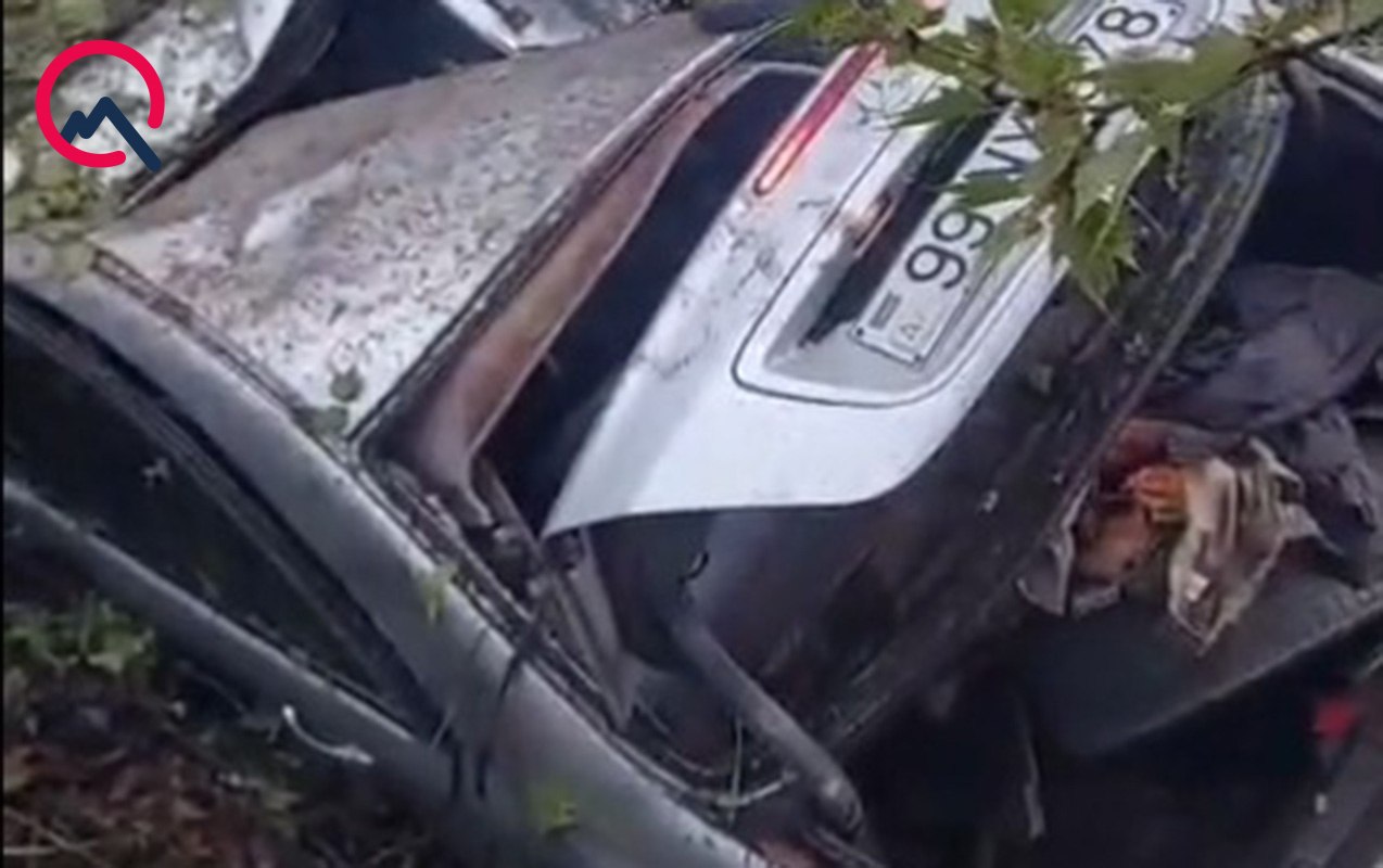 2 hərbçinin öldüyü qəza yerindən - VİDEO