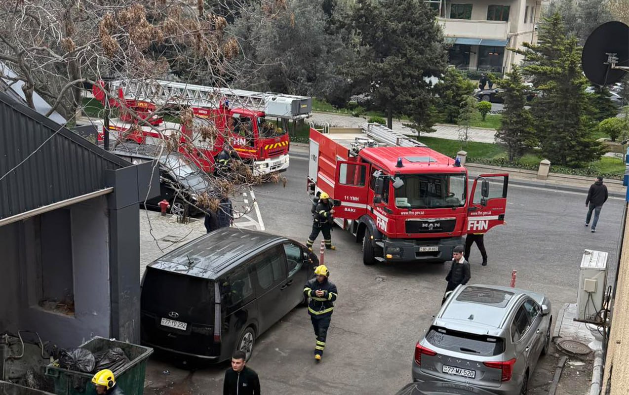 &ldquo;Mübarək&rdquo; şadlıq evində yanğın &ndash; Fotolar