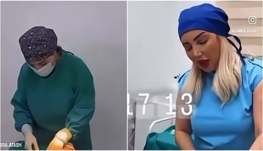 Daha bir saxta həkim qalmaqalı: Katibə cərrahlıq edir? &ndash; VİDEO