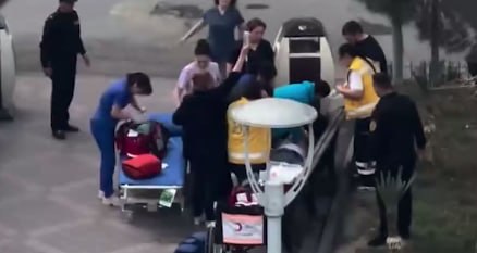 Bakıda ürəyi dayanan şəxsin həyatı belə xilas edildi &ndash; VİDEO