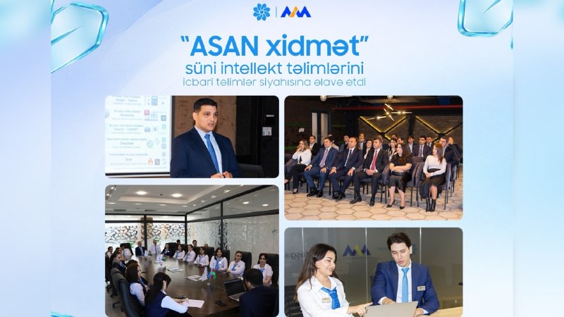 "ASAN xidmət"də süni intellekt təlimləri BAŞLADI
