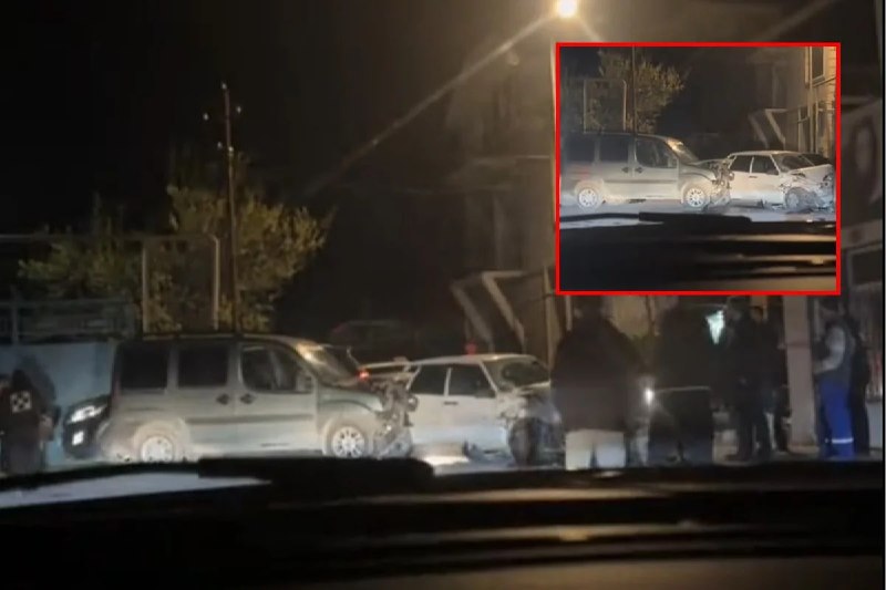 Binədə 2 avtomobil TOQQUŞDU: Xəsarət alan var - FOTO - VİDEO