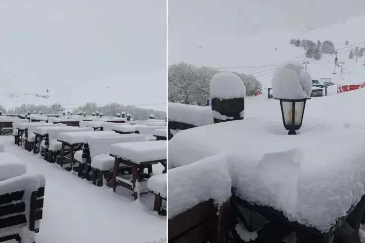 May ayına bir neçə gün qalıb... Bir metr qar yağdı