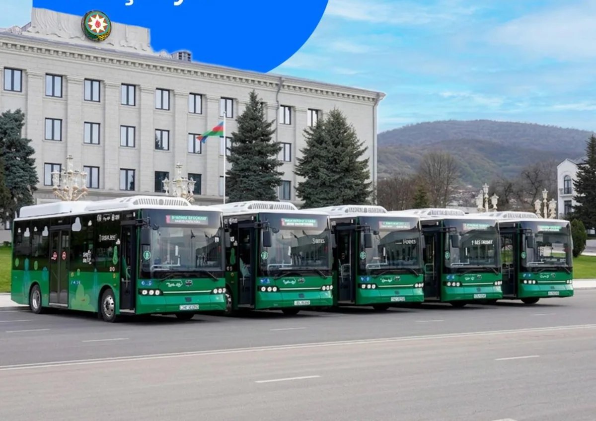 Xankəndidə avtobuslar fəaliyyətə başlayır