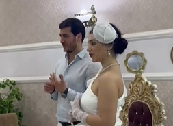 Xalq artistinin qızı evləndi &ndash; VİDEO