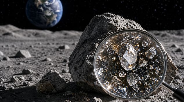 Çin alimləri Ay süxurlarında iki yeni mineral müəyyən ediblər - FOTO