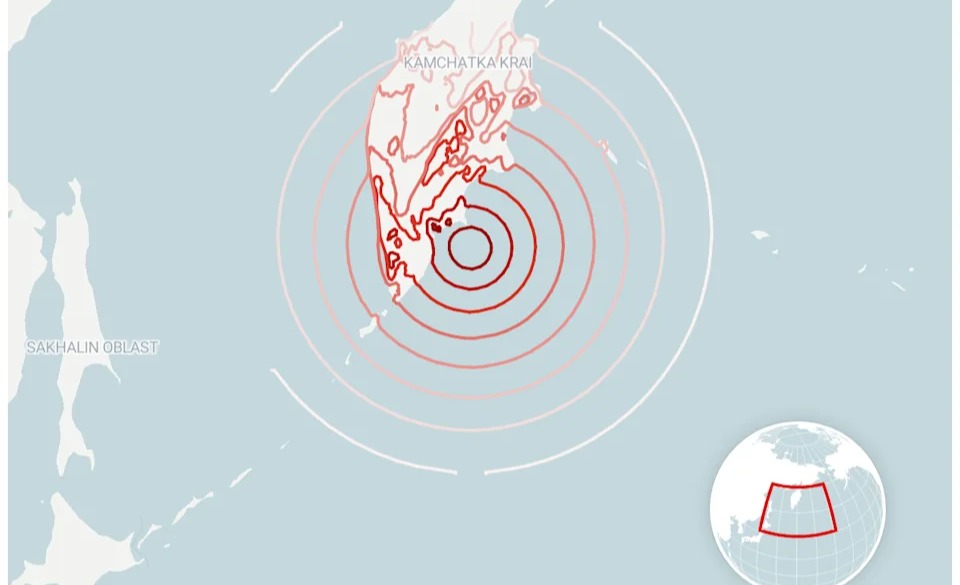 Kamçatkada 5,5 maqnitudalı ZƏLZƏLƏ