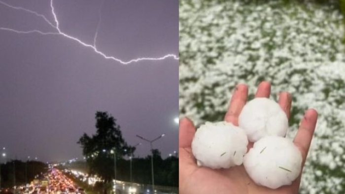 Sabahın havası: Şimşək çaxacaq, dolu düşəcək