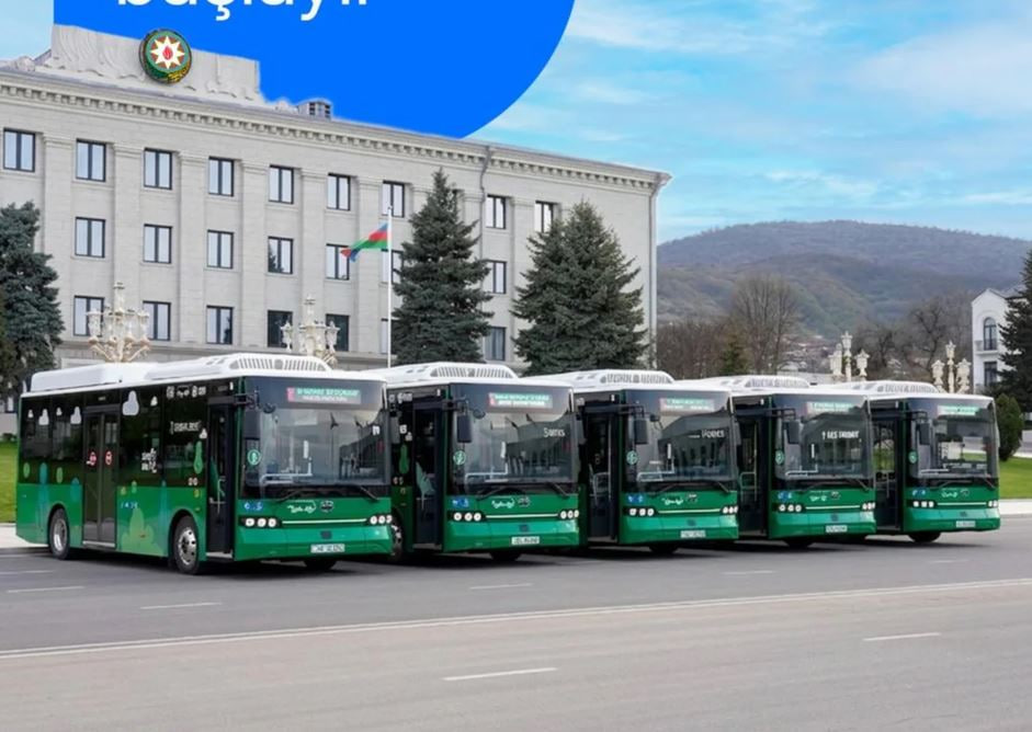Xankəndi 30 illik işğaldan sonra tədricən canlanır: 3 avtobus marşrutu fəaliyyətə başladı - VİDEO