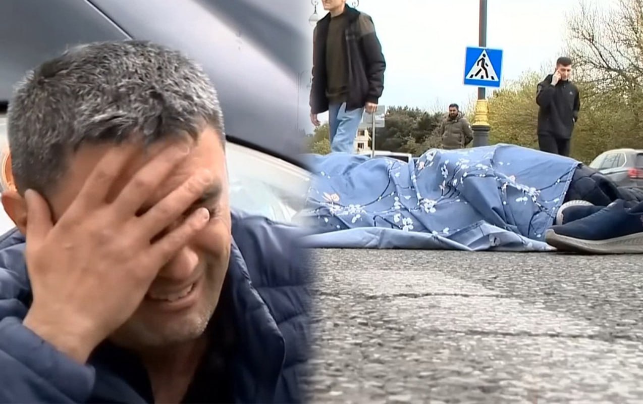 Sürücü 16 yaşlı oğlanı maşınla vurdu, göz yaşını saxlaya bilmədi &ndash; VİDEO