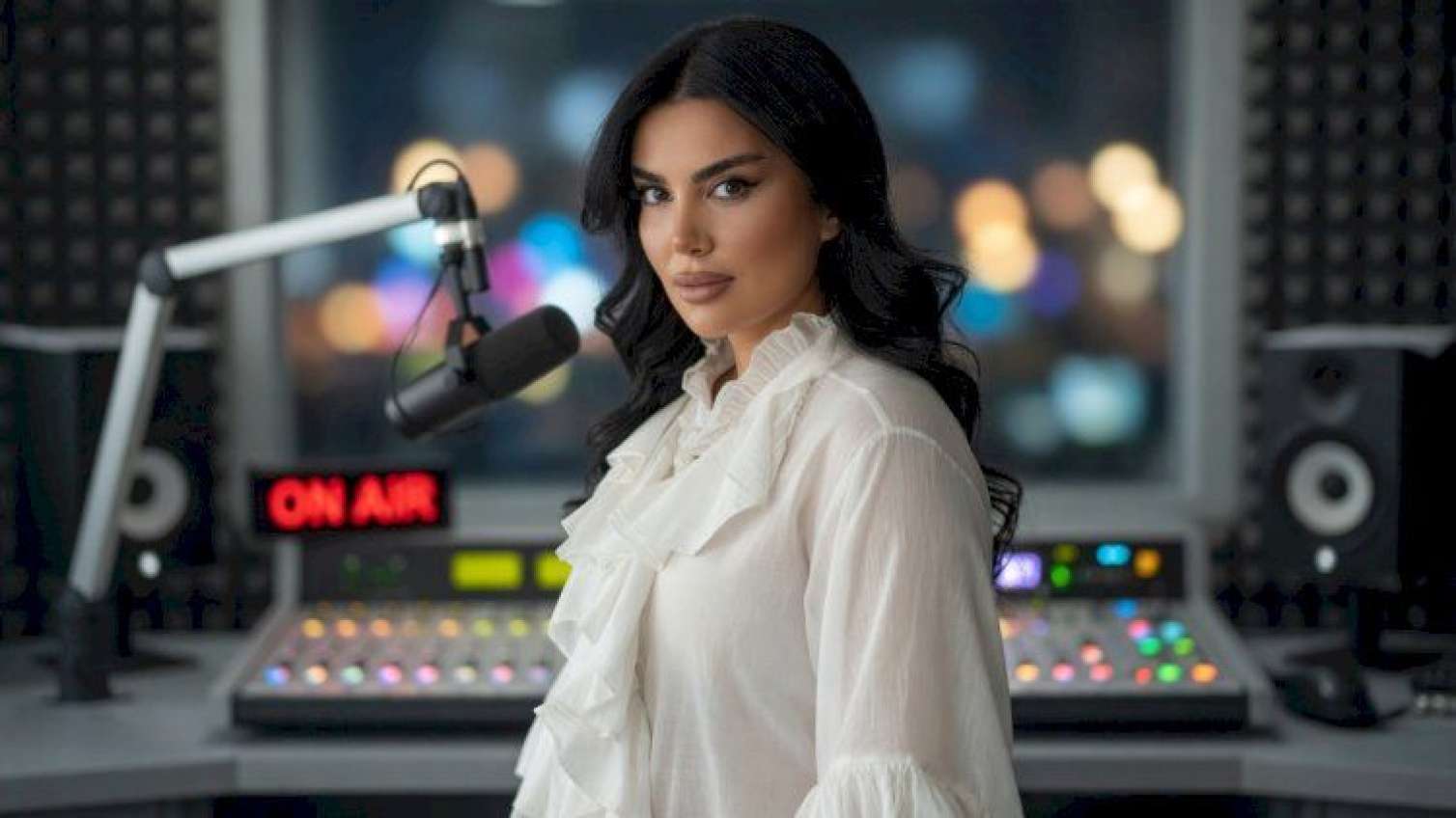 Canlı yayımda biabırçı anlar: Aparıcı Çiçək hədəfdə- VİDEO