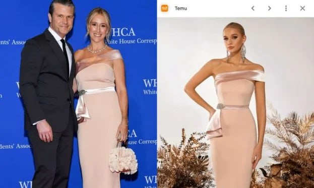 Ağ Evdə qalmaqal: Pentaqon rəhbərinin xanımı 14 dollarlıq &ldquo;Temu&rdquo; paltarı ilə gündəm oldu &ndash; FOTO