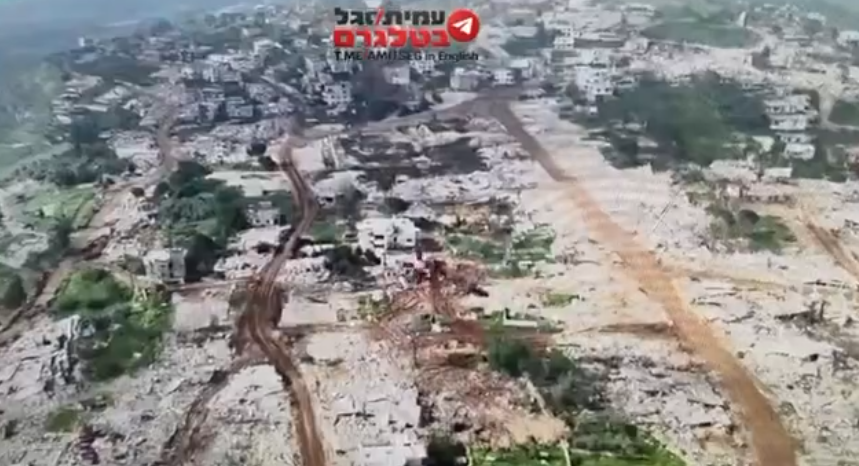 İsrail ordusunun nəzarətinə keçən Əl-Xiyam şəhəri xarabalığa çevrildi &ndash; VİDEO