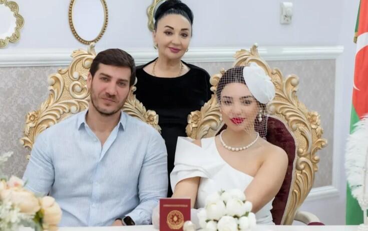 Xalq artistinin qızının nikah FOTOLARI