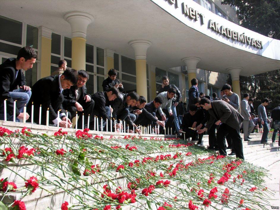 Azərbaycan Dövlət Neft Akademiyasında törədilən terrordan 17 il ötür